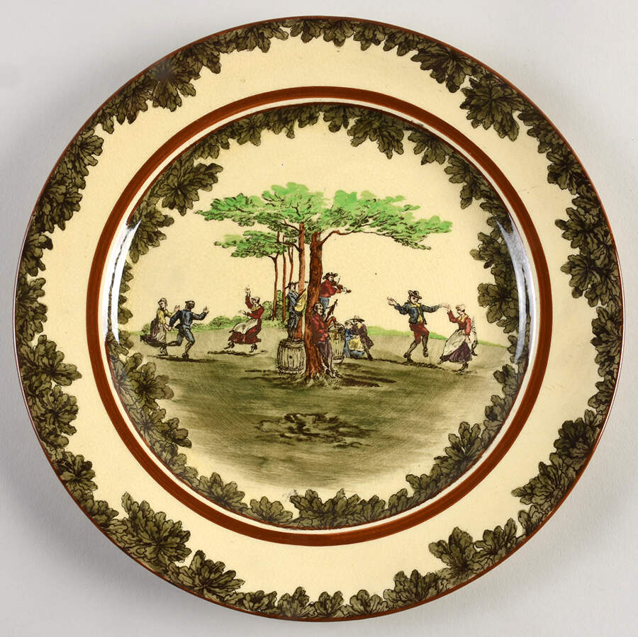 Village Fete Dinner Plate by Royal Doulton-1