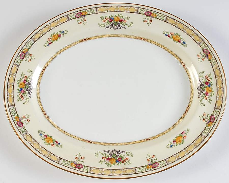 H2468 14" Oval Serving Platter by Royal Doulton-1