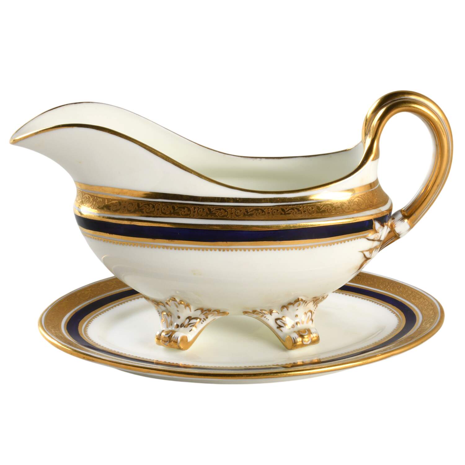 L6228 Gravy Boat & Underplate by Royal Cauldon-1