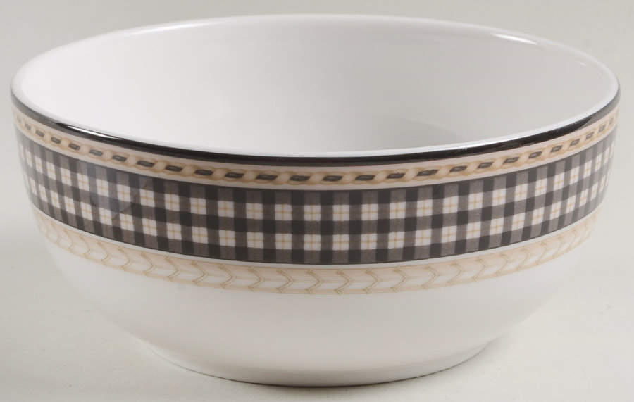 Provence Noir Plaid 6" All Purpose Bowl by Royal Doulton-1