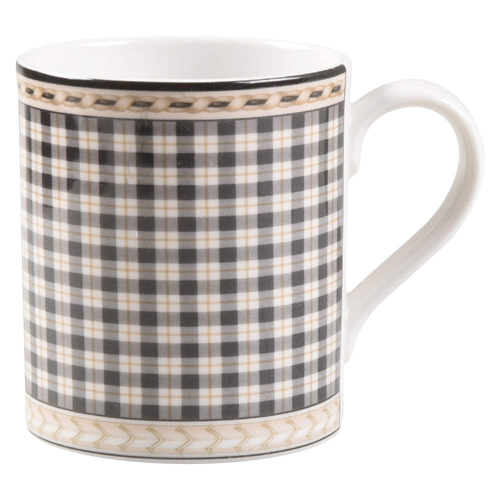 Provence Noir Plaid Mug by Royal Doulton-1