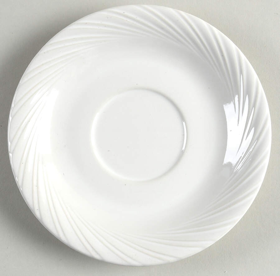 Serenity (Embossed Lines) Saucer by Royal Doulton-1