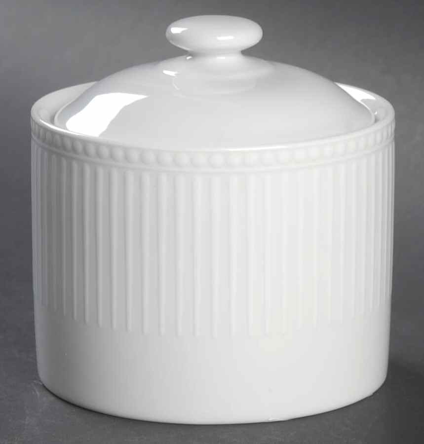 Serenity (Embossed Lines) Sugar Bowl & Lid by Royal Doulton-1
