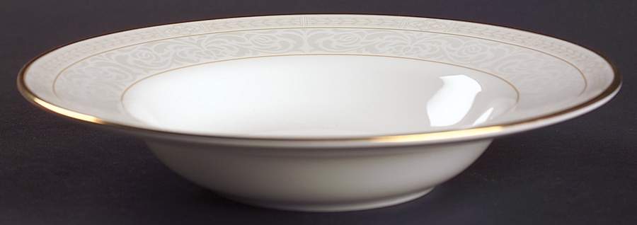Gardenia Rim Soup Bowl by Royal Doulton-1