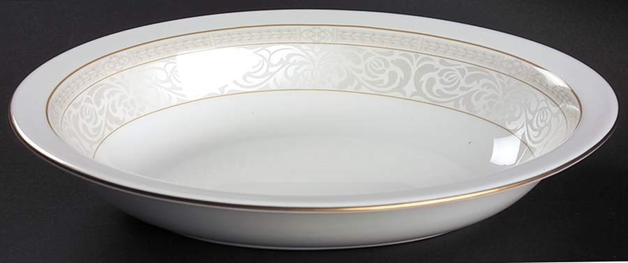 Gardenia 10" Oval Vegetable Bowl by Royal Doulton-1