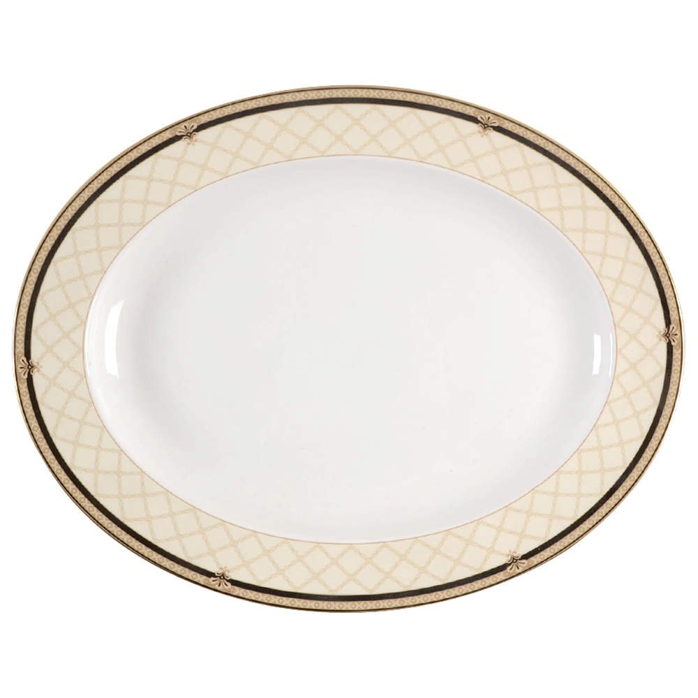 Baroness 13" Oval Serving Platter by Royal Doulton-1