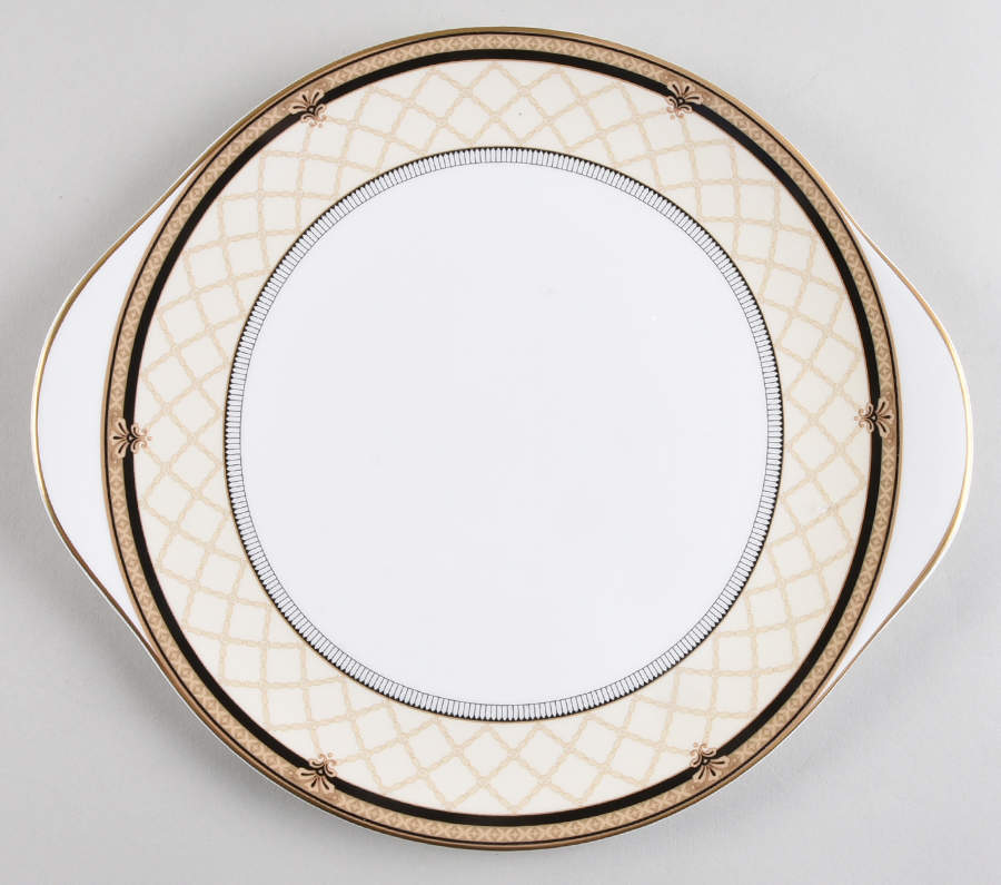 Baroness Handled Cake Plate by Royal Doulton-1