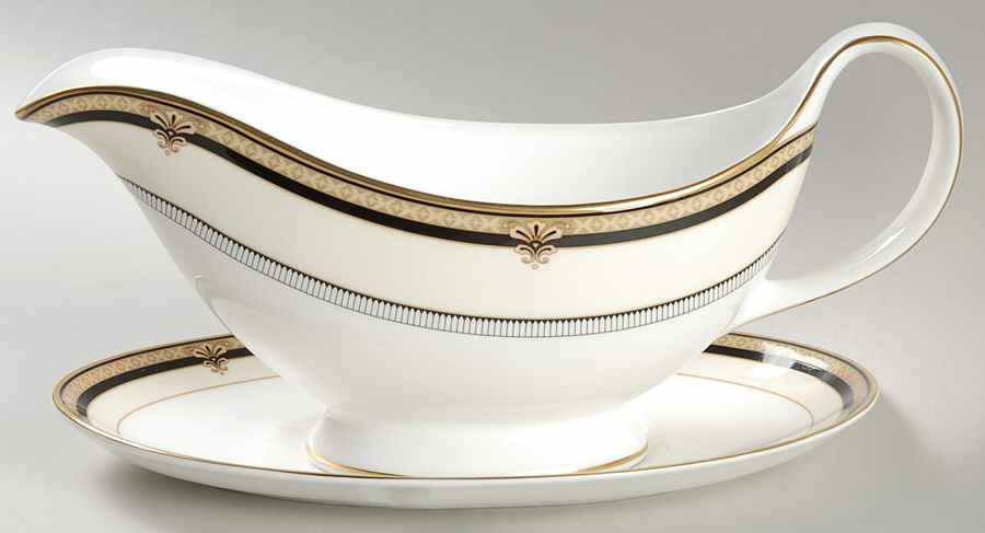 Baroness Gravy Boat & Underplate by Royal Doulton-1
