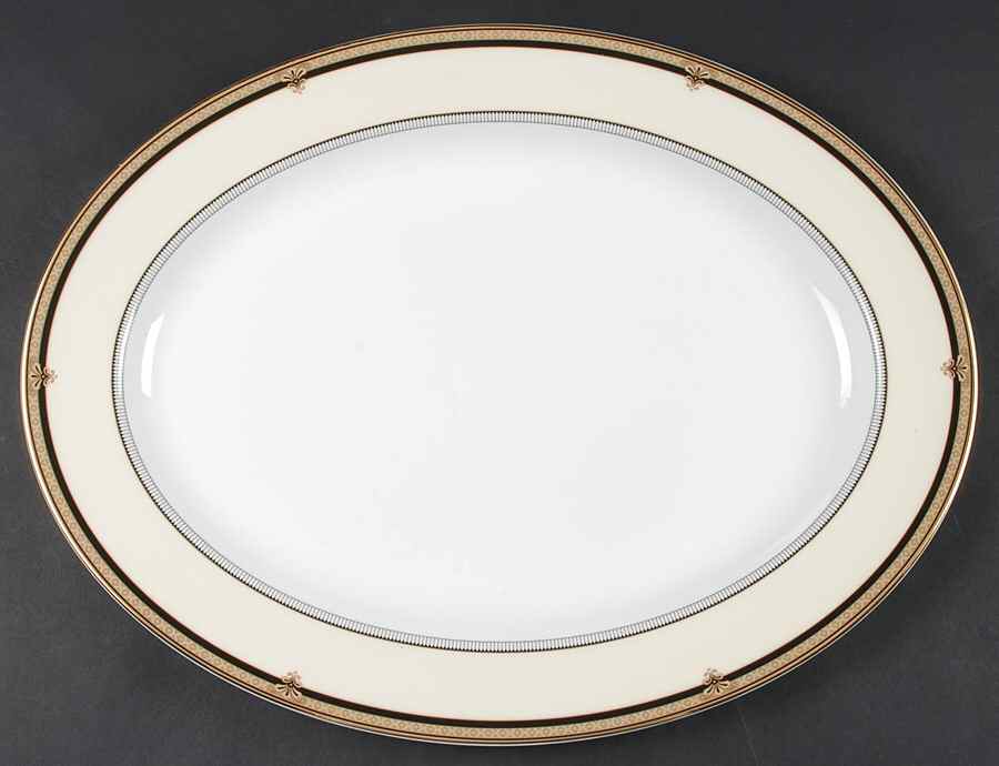 Baroness 16" Oval Serving Platter by Royal Doulton-1