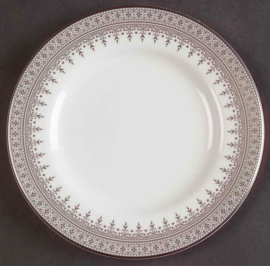 Piper Platinum Bread & Butter Plate by Royal Doulton-1