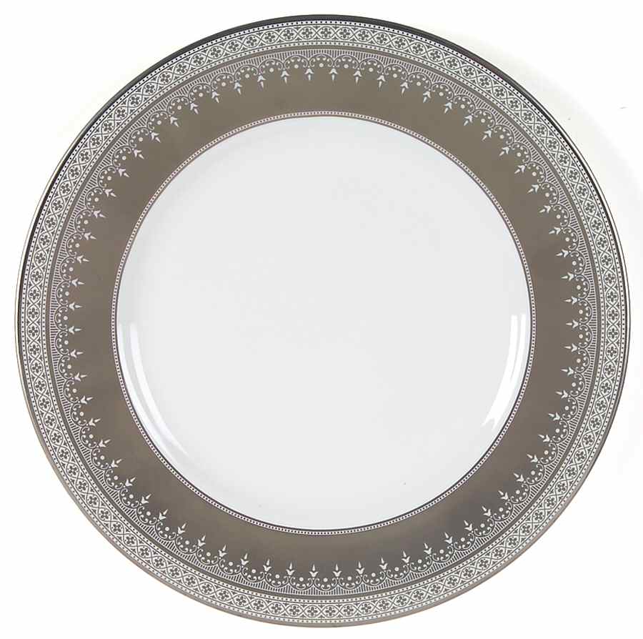 Piper Platinum Accent Luncheon Plate by Royal Doulton-1