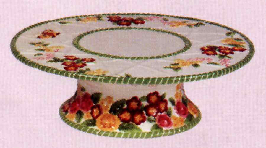 Seasons of Colour (Spring Accessories) Footed Large Cake Plate by Royal Albert-1