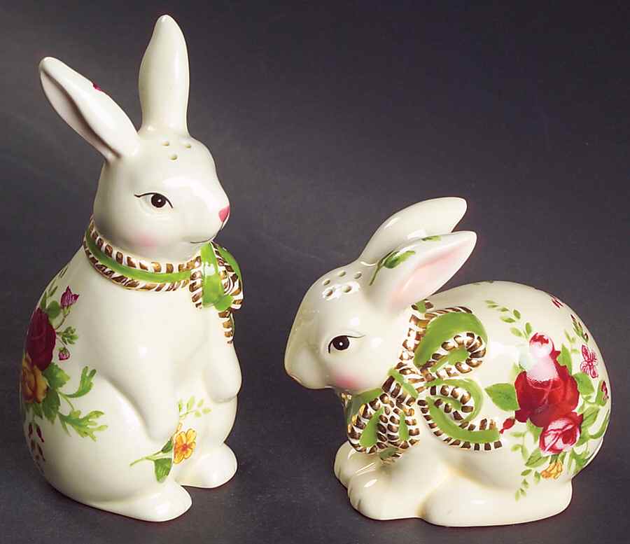 Seasons of Colour (Spring Accessories) Figural Salt & Pepper Set by Royal Albert-1