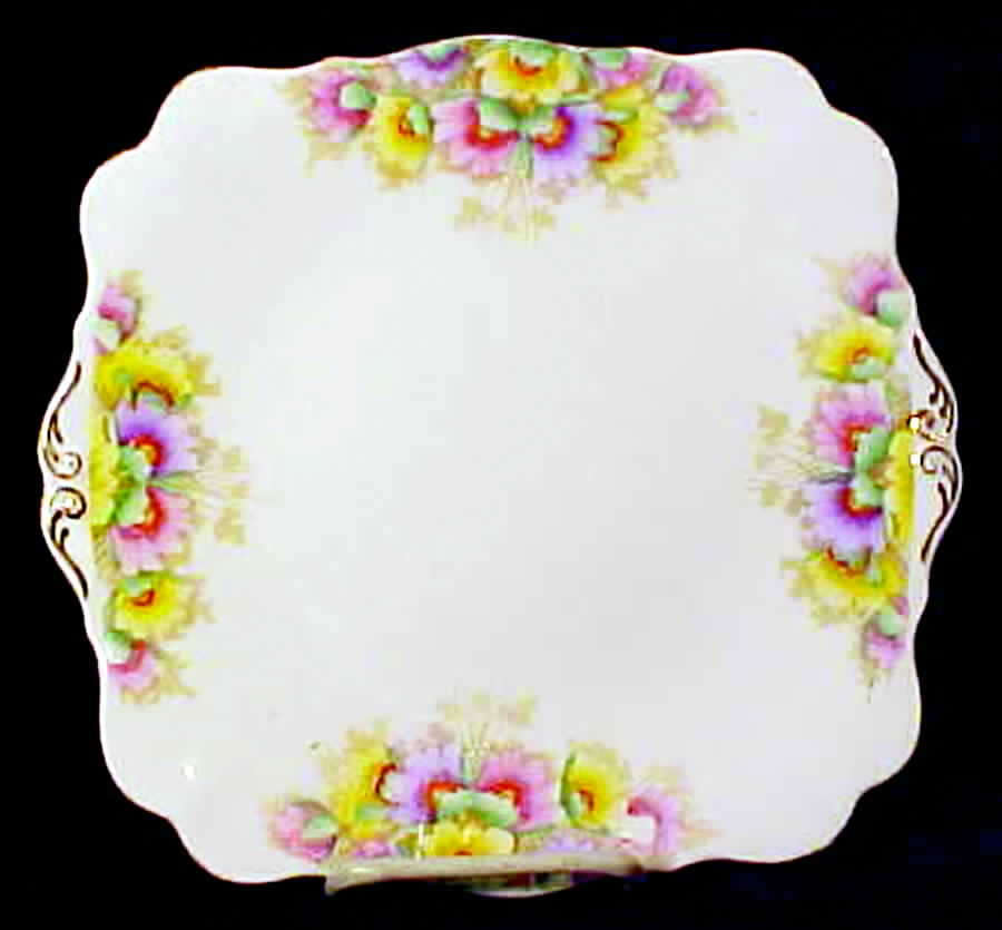 RSD34 Square Handled Cake Plate by Royal Standard-1