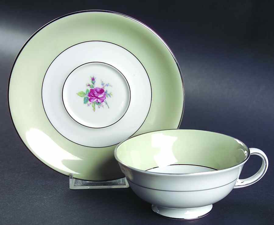 ROB288 Footed Cup & Saucer Set by Royal Bayreuth-1
