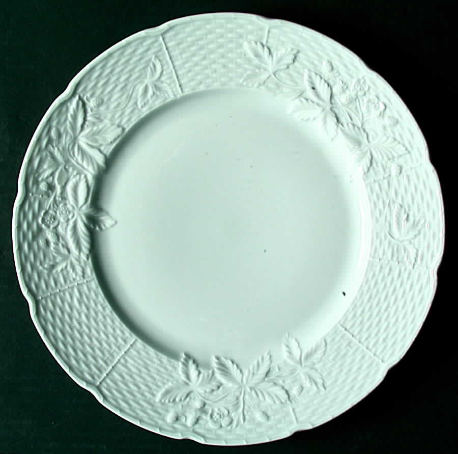 George Sand White Dinner Plate by Raynaud-1