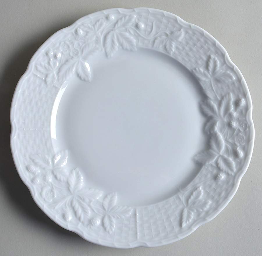 George Sand White Salad Plate by Raynaud-1