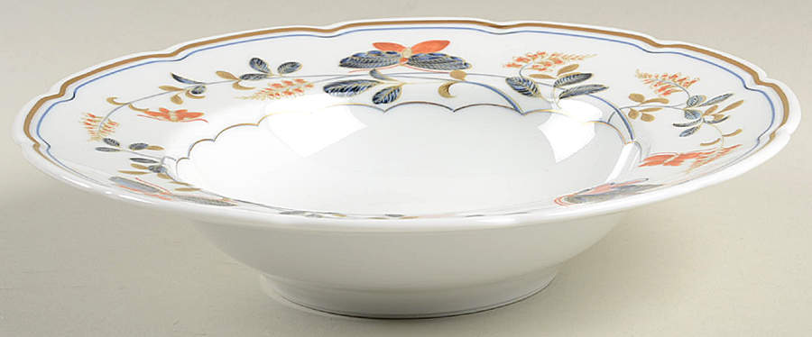 Papillons Rim Soup Bowl by Raynaud-1