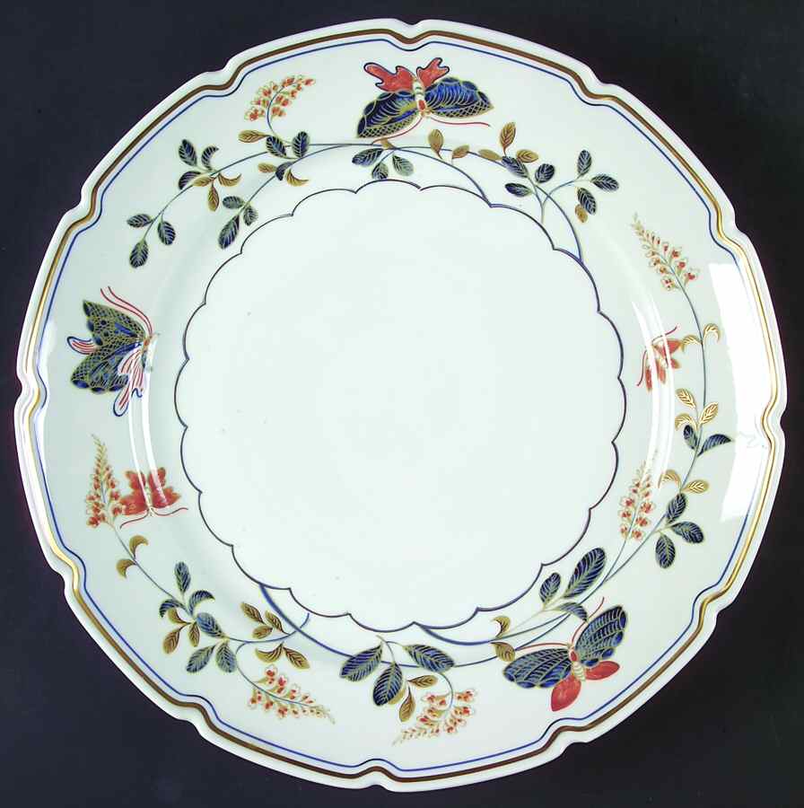 Papillons 12" Chop Plate (Round Platter) by Raynaud-1