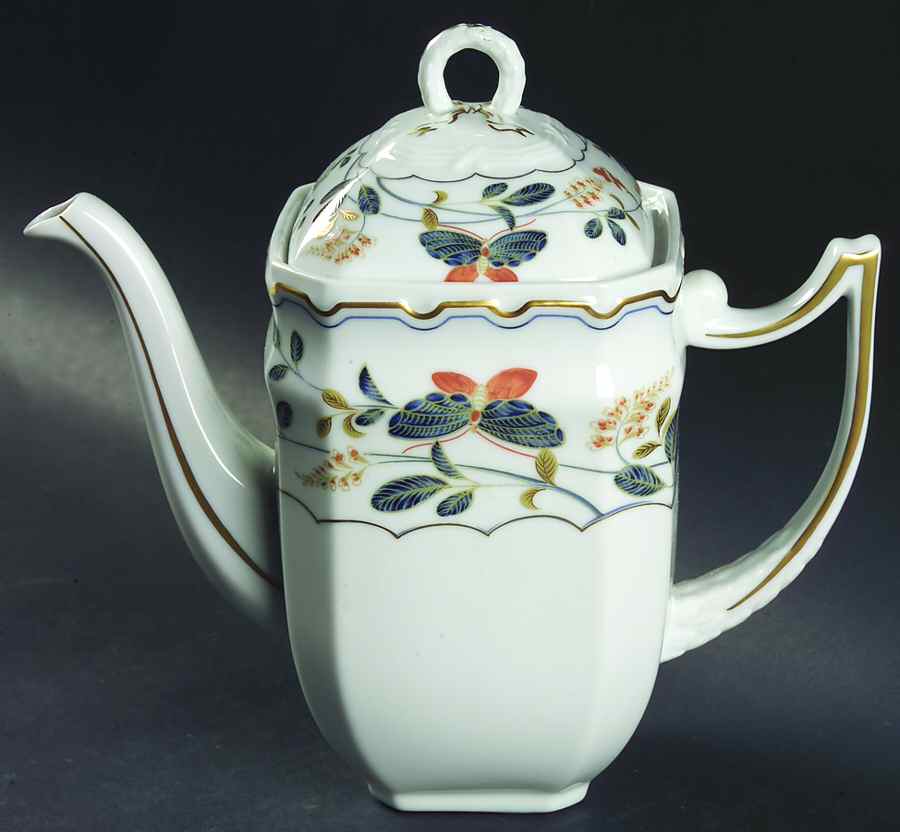 Papillons Coffee Pot & Lid by Raynaud-1