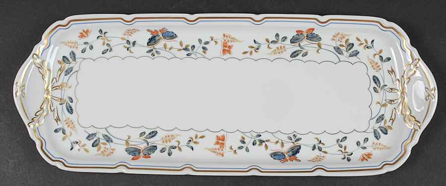 Papillons Oblong Cake Plate by Raynaud-1
