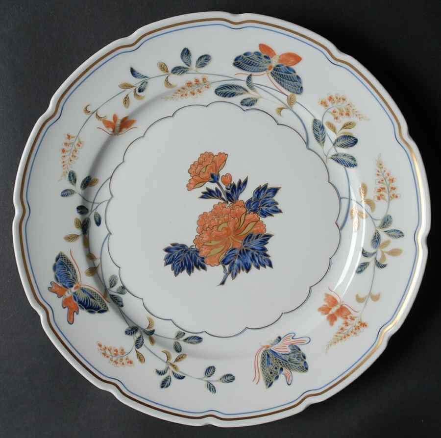 Papillons Dinner Plate by Raynaud-1