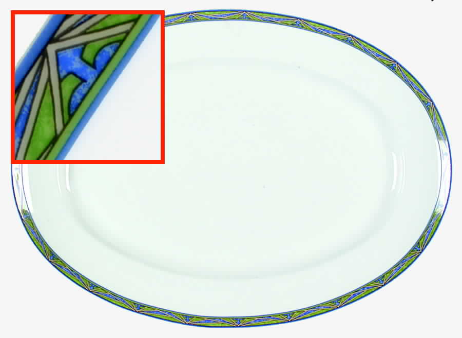 Myriade 16" Oval Serving Platter by Raynaud-1