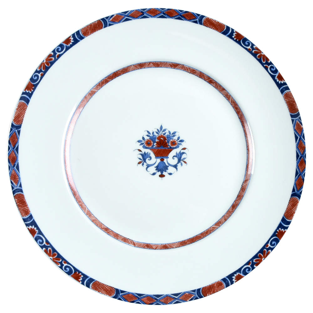 Jumieges (Celadon Background) Dinner Plate by Raynaud-1