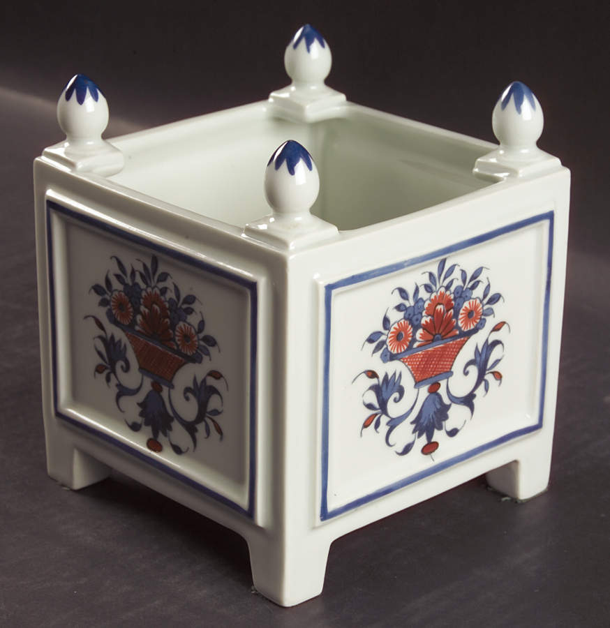 Jumieges (Celadon Background) 5" Planter by Raynaud-1