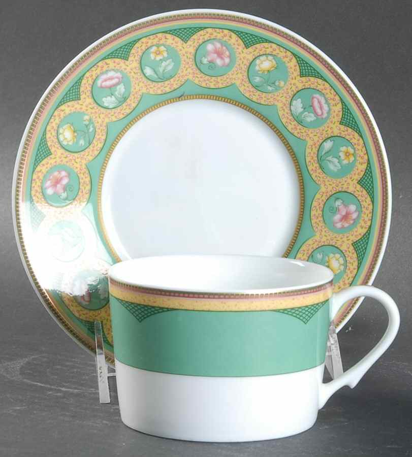 Olivia Flat Cup & Saucer Set by Raynaud-1