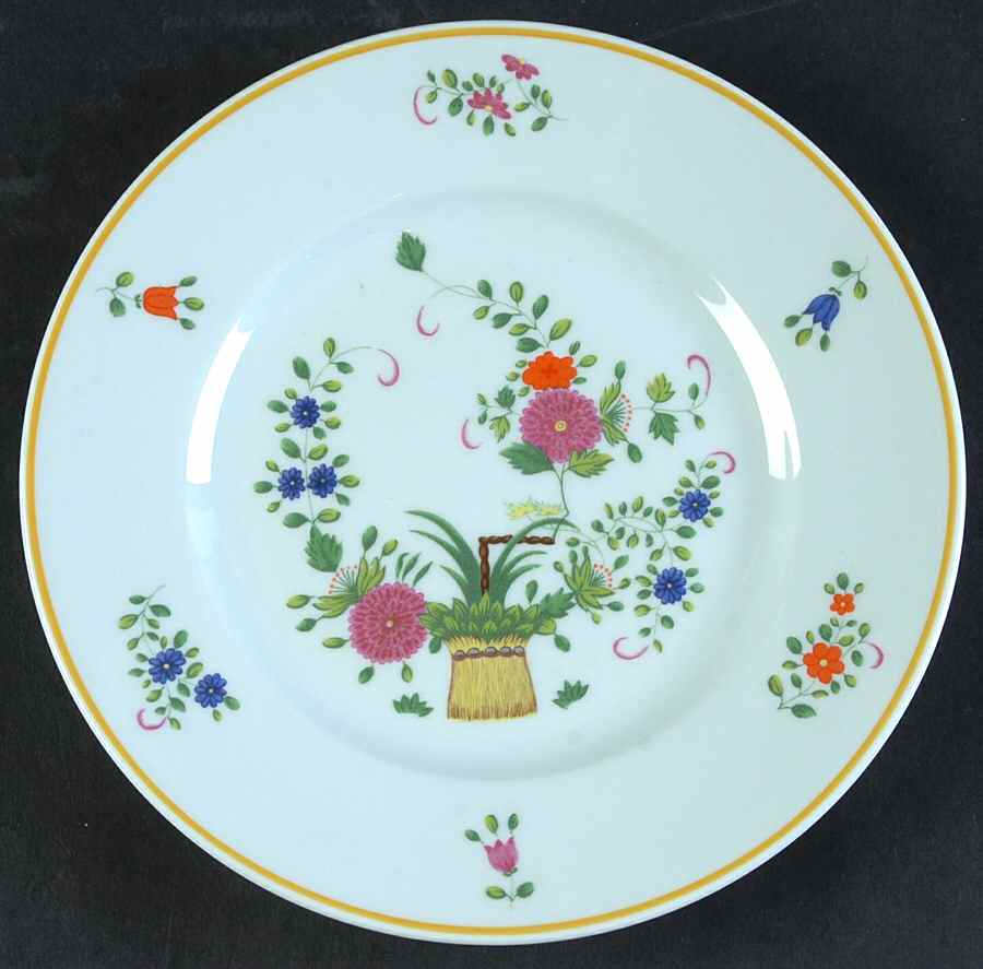 Chine Petit Panier Chinois Celadon Bread & Butter Plate by Raynaud-1