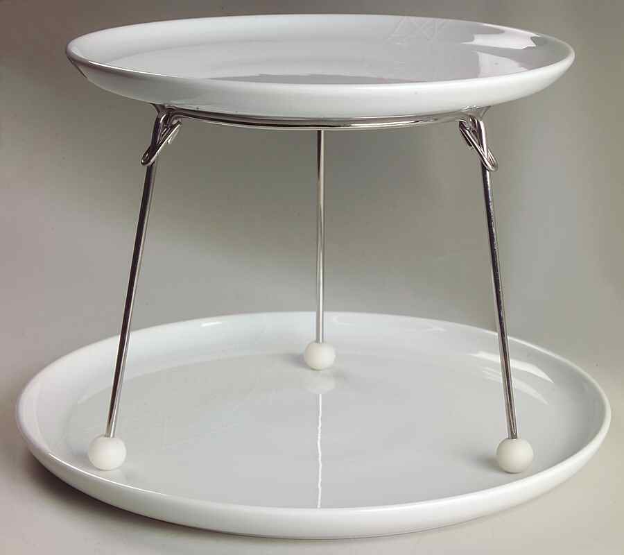 Jamie Oliver Party Plate Set-Dp + Ch13 W/Folding Metal Holder by Royal Worcester-1