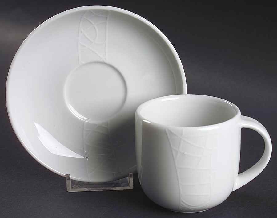 Jamie Oliver Flat Demitasse Cup & Saucer Set by Royal Worcester-1