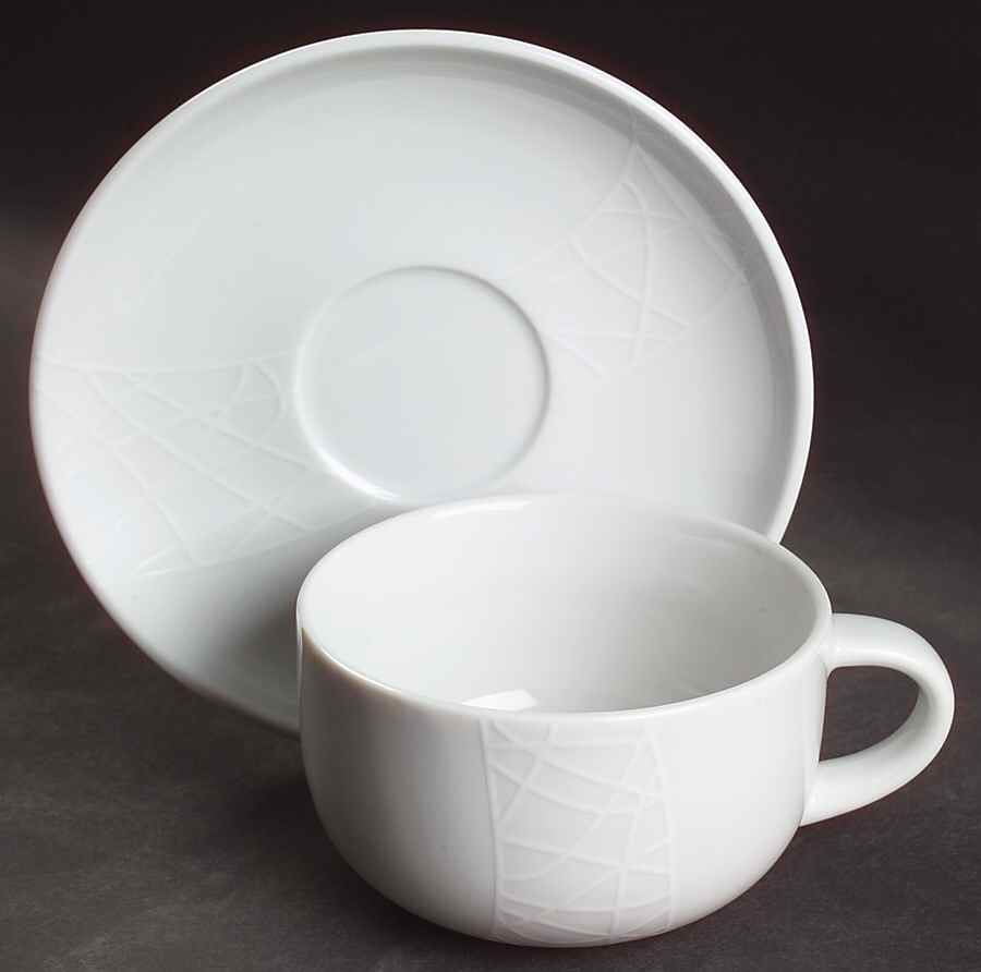 Jamie Oliver Flat Cup & Saucer Set by Royal Worcester-1