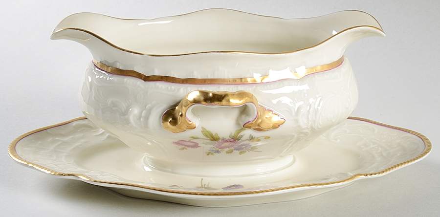 R1282 Gravy Boat with Attached Underplate by Rosenthal - Continental-1