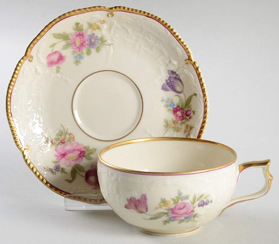 R1282 Flat Cup & Saucer Set by Rosenthal - Continental-1