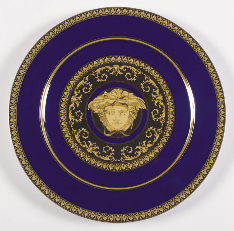 Medusa Blue Service Plate (Charger) by Rosenthal - Continental-1