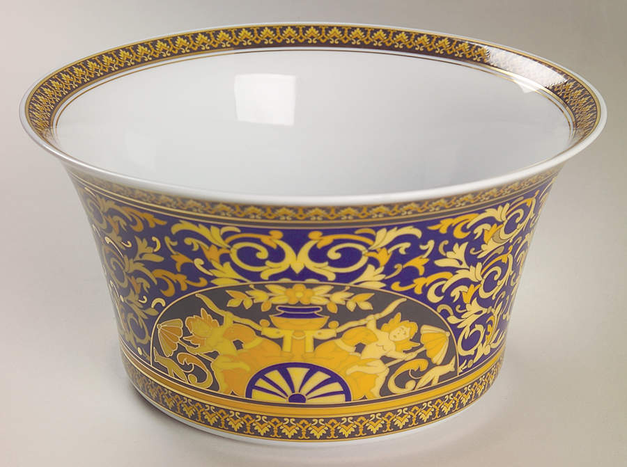 Medusa Blue 8" Round Vegetable Bowl by Rosenthal - Continental-1