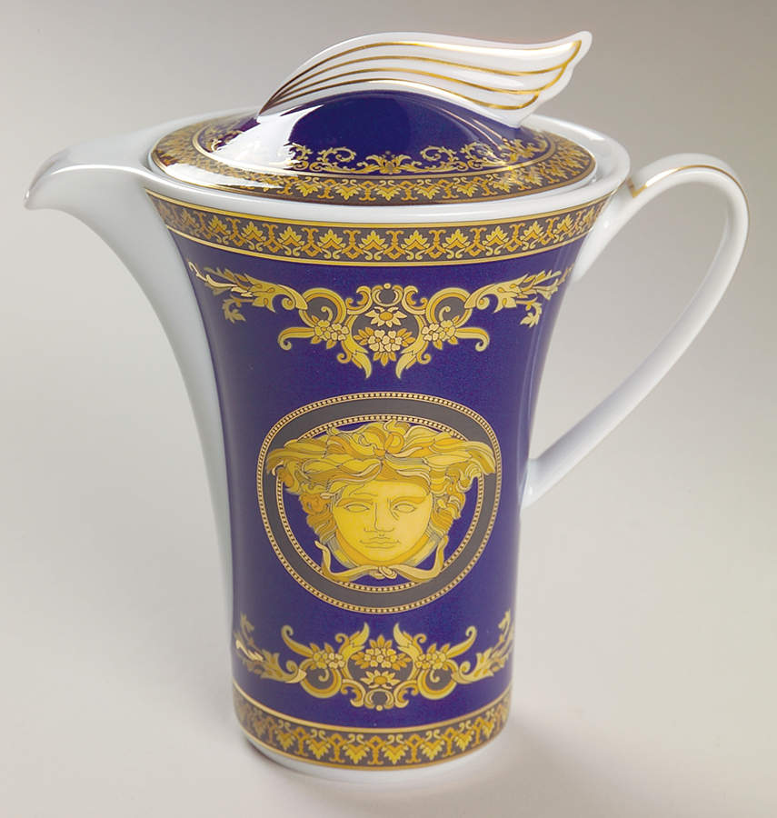 Medusa Blue Creamer & Lid by Rosenthal - Continental-1