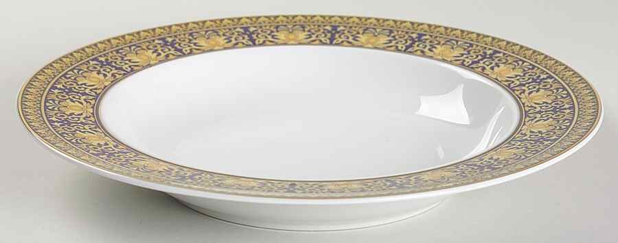 Medusa Blue Rim Soup Bowl by Rosenthal - Continental-1