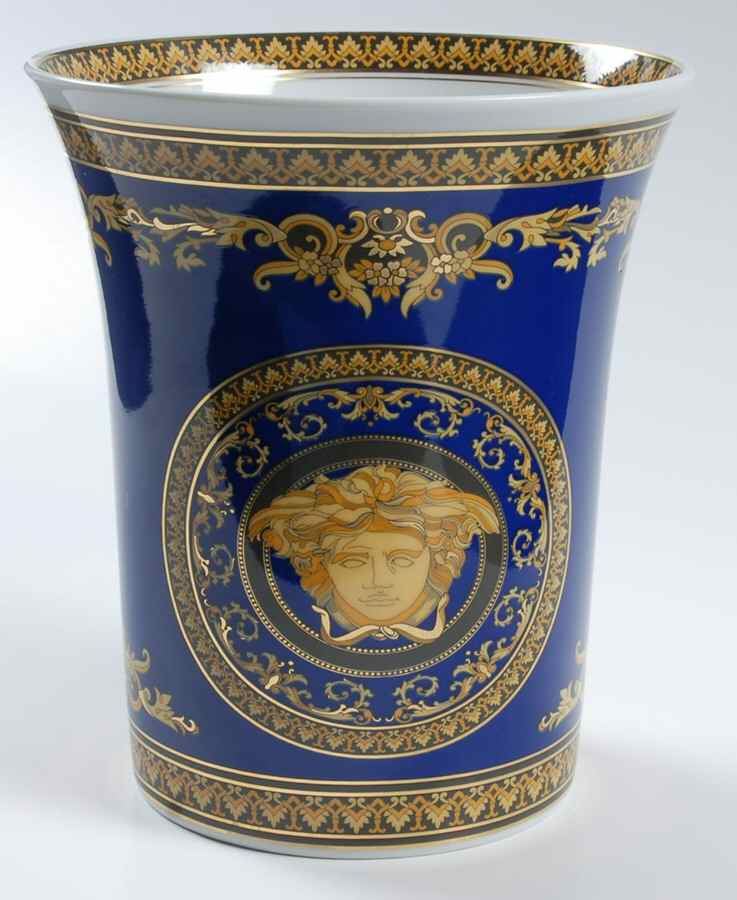 Medusa Blue 7" Vase by Rosenthal - Continental-1