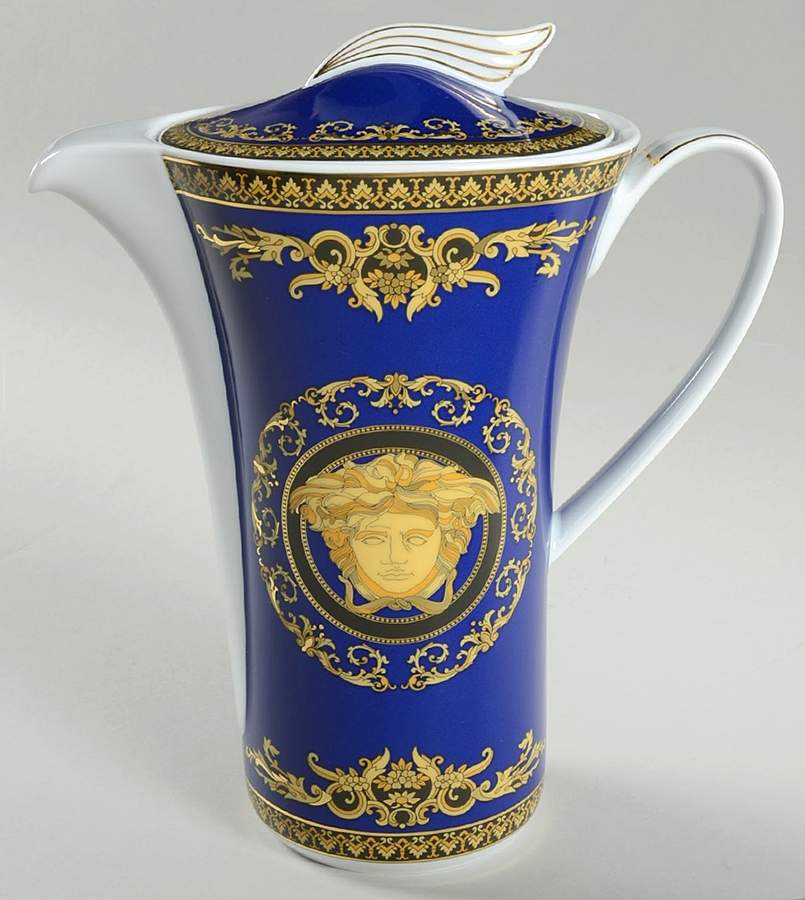 Medusa Blue Coffee Pot & Lid by Rosenthal - Continental-1