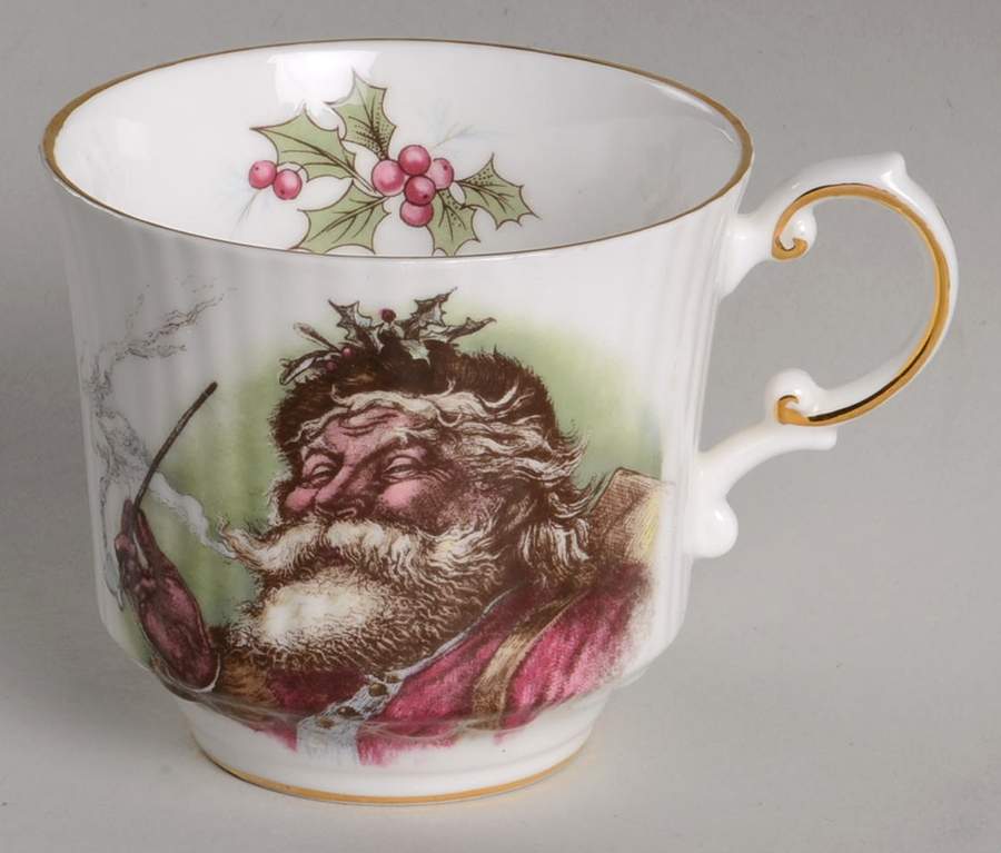 Old St. Nicholas (Scalloped, Ribbed) Footed Cup by Rosina-Queens-1