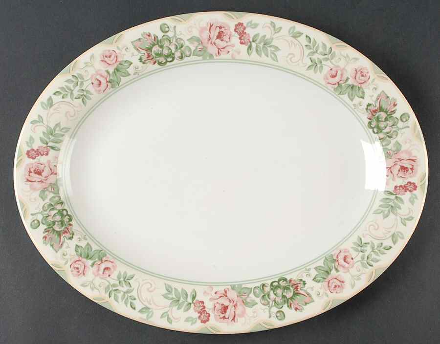 Bronte 13" Oval Serving Platter by Royal Doulton-1
