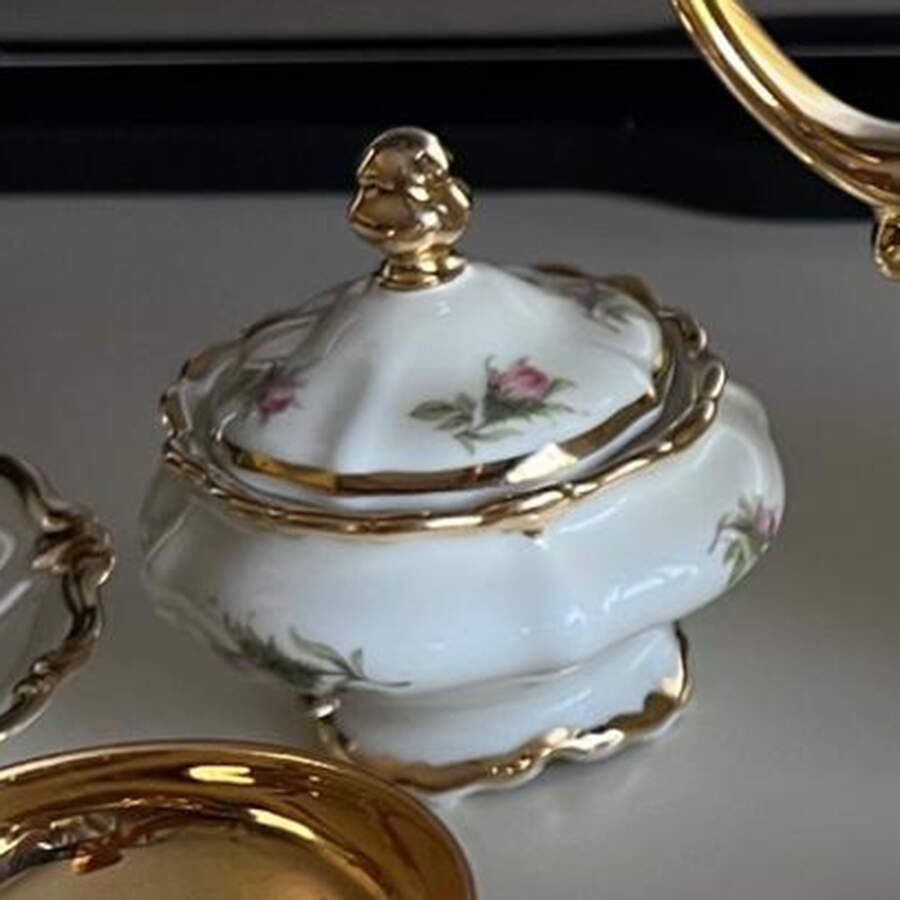R1296 Sugar Bowl & Lid by Rosenthal - Continental-1