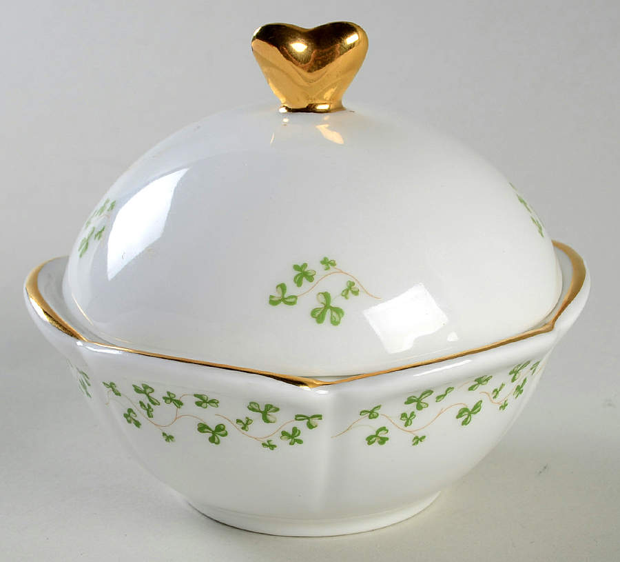 Shamrock Trinket Box & Lid by Royal Tara-1