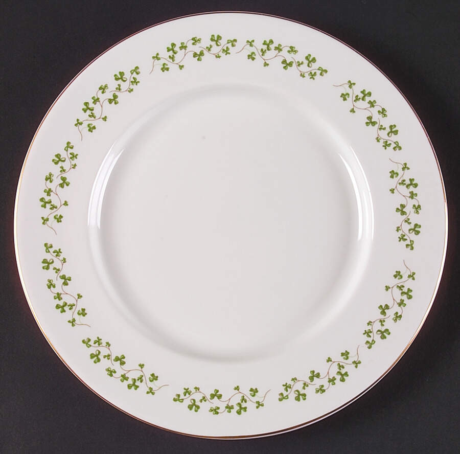 Shamrock Luncheon Plate by Royal Tara-1