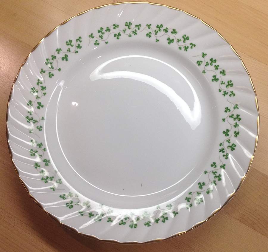 Shamrock Salad Plate by Royal Tara-1