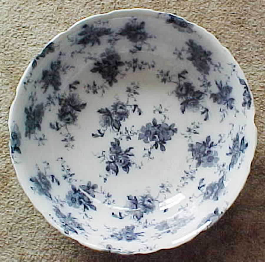 Verona (Scattered Blue Flowers) Fruit/Dessert (Sauce) Bowl by Ridgway (Ridgways)-1