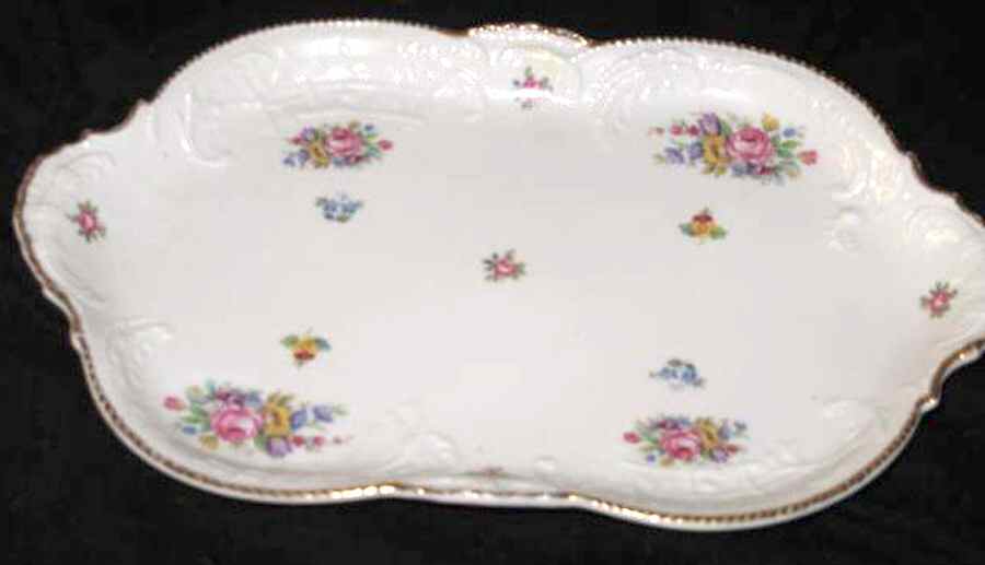Minuet White (Sans Souci) 11" Oval Serving Platter by Rosenthal - Continental-1